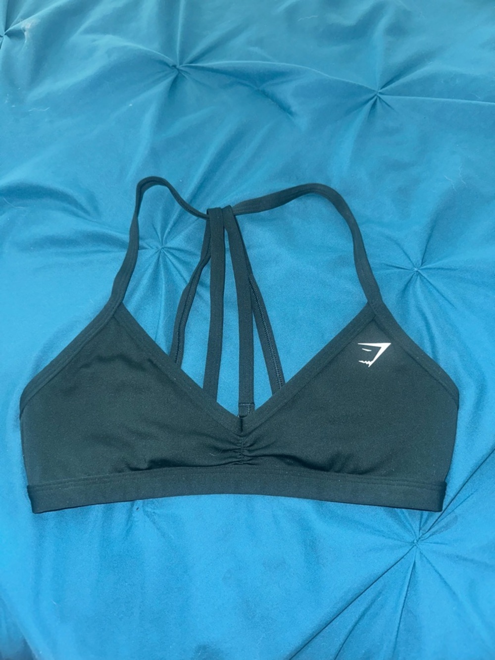 Gymshark Black Strappy Sports Bra with Multi-Back Straps